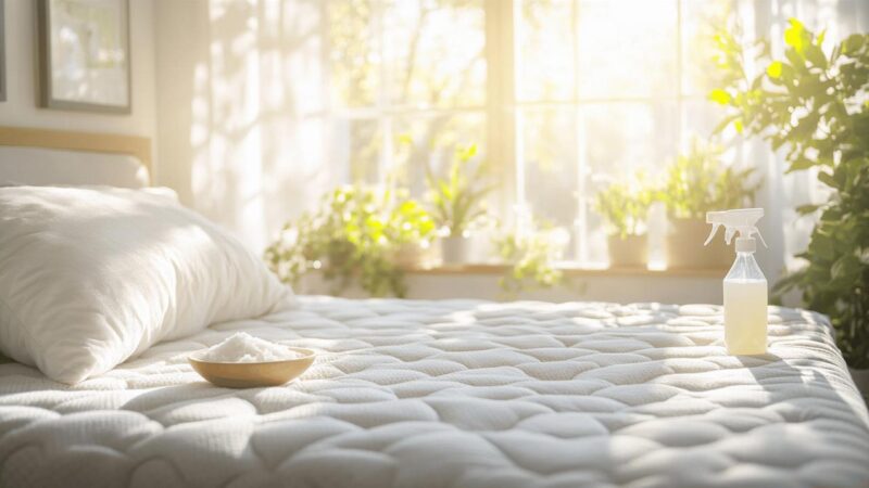 9 conseils pour un nettoyage de matelas efficace sans produits chimiques