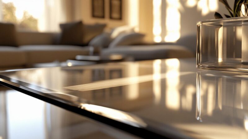 Plateau de table en verre ou en bois : analyse comparative des couts